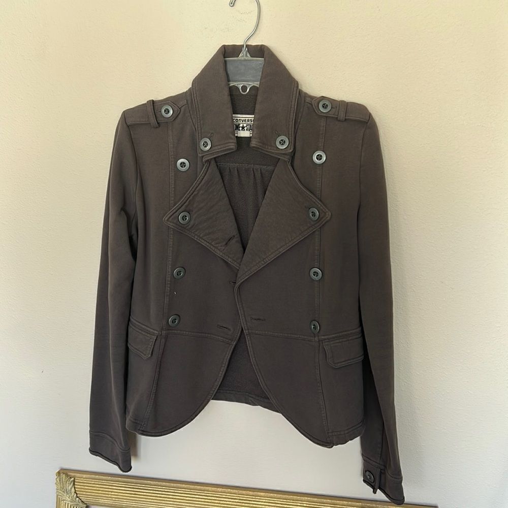 Women's Converse One Star Vintage Button Jacket Size M